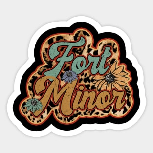 Vintage Fort Proud Name Minor Personalized Birthday Retro Sticker